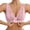 Pink, variant on Comfortable Casual Lace Front Closure Bra Versatile Tank Style Design Ideal For Daily Wear And Layering Activities Super Push up Bra