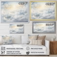 thumbnail image 4 of Designart "Wintry Clouds Allure I" Clouds Floater Framed Wall Art Prints, 4 of 5