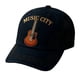 thumbnail image 1 of Gorra de Béisbol Negra Gorra de Béisbol Impresa de Estilo Marino, 1 of 2