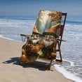 thumbnail image 4 of PHYHOO Happy Gnomes with Pumpkins Beach Towel Vintage Thanksgiving Summer Bath Towel Sand Free Towels Swimming 30x60in, 4 of 8