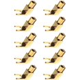 thumbnail image 3 of 30x Horquilla de Pala de ángulo Recto Y Poste de Encuadernación-Enchufe Tipo Banana 4 mm-Conector de Horquilla de Pala, 3 of 5