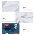 thumbnail image 4 of Haosy 2 Pack Kitchen Wash Cloths with Hanging Loops Absorbent Absorbent Quick Drying Hand Towels, Pirate Ship and Skull, 4 of 7