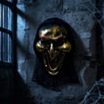 thumbnail image 6 of Vintage Halloween Spooky Home Decor, Vintage-Style Witch Mask with Adjustable Straps Detailed Horror Face for Trick-Or-Treat Party Theatrical Use, Haunted Mansion Decor, Halloween Costume Accessory, 6 of 7