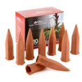 thumbnail image 1 of Modern Innovations Pinchos de riego automático de terracota de cerámica (paquete de 10) Dispositivos automáticos de riego para plantas de vacaciones Inserto para macetas de interior/exterior Estacas d, 1 of 1