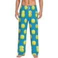 thumbnail image 2 of Goofa Ball Tennis Printed Soft Pajama Pants for Men, Wide Leg Comfy Casual Lounge Yoga Pants-Small, 2 of 9