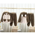 thumbnail image 2 of Caqnni Baby Pants Outfits Long Sleeve Shirts Pumpkin Sweatshirt Pants Fall Winter Clothes Set Fall Winter Fall Winter Outfit Pajamas & Dailywear Setï¼Brownï¼5-6 Yearsï¼, 2 of 4