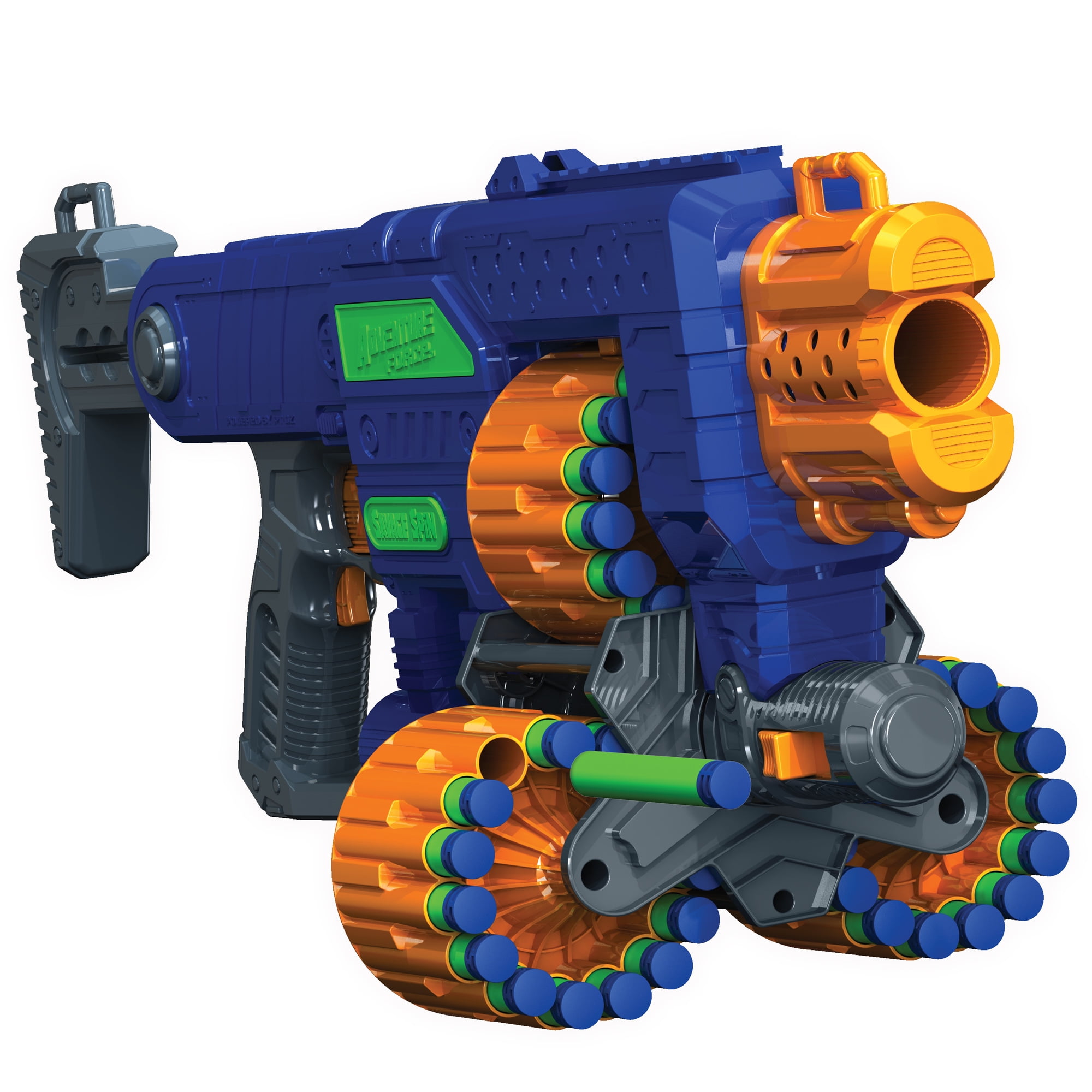 Spin blaster. Бластер ультра. Пулемет игрушка. Toy Gun Blaster. Adventure Force.