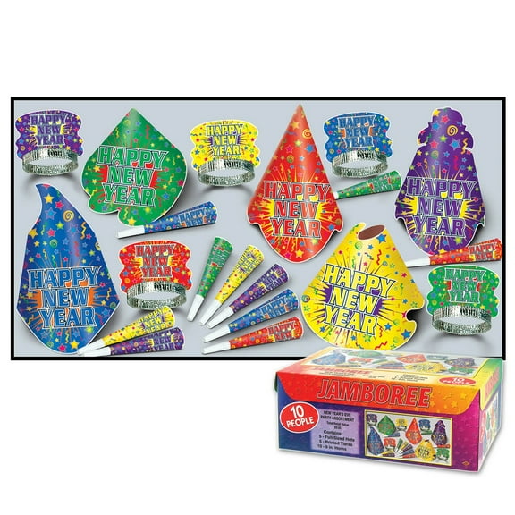 Beistle The Jamboree Kit For 10 People for New Year's Eve