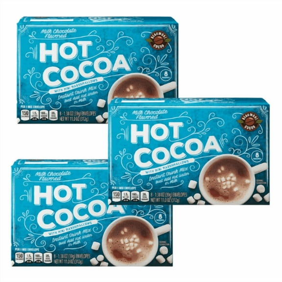 Beaumont Hot Cocoa Mix with Marshmallows, 10 count 11 oz,3 Pack