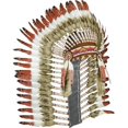 thumbnail image 3 of Tocados Indios Plumas Artificiales Disfraz Headdress Accesorio Tela Sombrero Inspirado Nativo Americano Función Fotografía Adultos Adecuado para Festival Fiesta Temática Escenario Regalos, 3 of 8