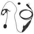 thumbnail image 4 of Auriculares Walkie Talkie con micrófono Stick micrófono PTT avanzado cabezal K reemplazo Universal para Baofeng, 4 of 5