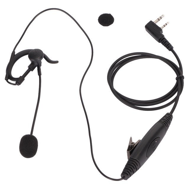 Auricular Walkie Talkie, Reducción De Ruido Auricular De Radio De 2 Vías Cabezal K De Baja Interferencia Universal Para