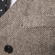 thumbnail image 5 of Traje de chaleco cruzado de lana para hombre Chaleco de negocios retro, 5 of 9