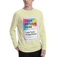 thumbnail image 4 of USPEED Personalized Tee Custom Long Sleeve Shirts for Men Design Your Own Image Text Photo Front/Back Print, 4 of 7