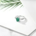 thumbnail image 4 of Gem Stone King 2.50 Ct Oval Green Malachite 925 Sterling Silver Ring, 4 of 4