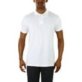 thumbnail image 5 of ToBeInStyle Men's Cotton Slim Fit Classic Polo T-Shirt - White - 2XL, 5 of 7