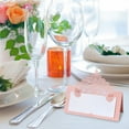 thumbnail image 5 of 50PCS Laser Cut Place Cards - Pearlized Hollow-Out Table Name Cards for Wedding Reception, Baby Shower, Banquet Dinner & Special Events, 5 of 10