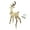 Yellow, variant on Sylvtty Christmas Lighted Reindeer Decorations Glowing Plastic Deer Ornaments with LED Lights for Indoor Outdoor Holiday Display