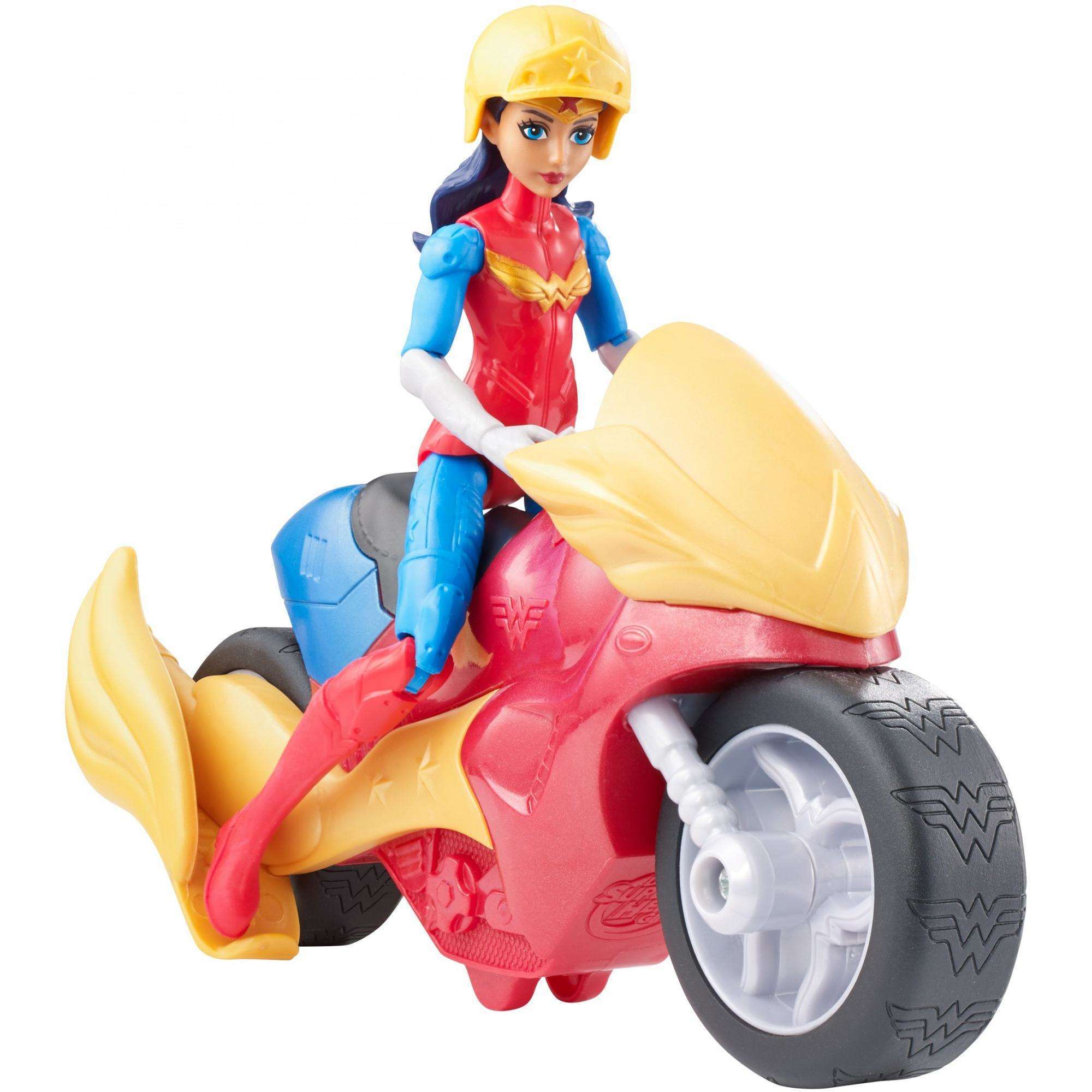 DC Super Hero Girls Wonder Woman & Motorcycle Doll - image 4 of 7