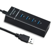 Haobase USB Hub,4 Port USB 3.0 Hub High Speed USB Cable Adapter