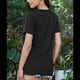 thumbnail image 4 of Camisetas de Verano para Mujer, Informales, de Corta con Bolsillo, Cuello Redondo, Corte Clásico Negro XL, 4 of 8