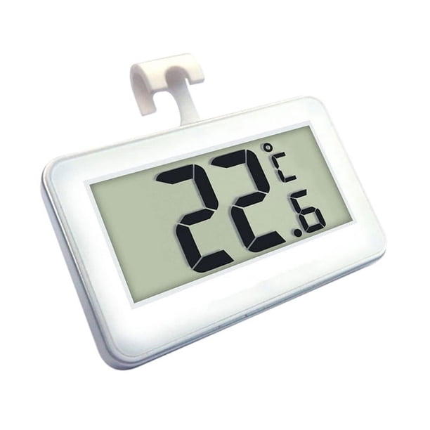 Termómetro para refrigerador, termómetro grande plegable impermeable con pantalla LCD Digital para refrigerador, cafetería, sótano, cocina