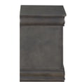 thumbnail image 4 of JERFIT Modern Nightstand with 2 Drawers, Dark Grey Bedside Table with Metal Handles for Bedroom, Compact Storage Cabinet, 4 of 8