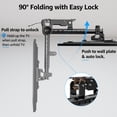 thumbnail image 6 of HOMOUNT Ceiling TV Mount for Most 14-40 Inch TVs, Height Adjustable Full Motion Hanging TV Wall Mount Bracket, Max VESA 200x200mm, up to 22 Lbs, 6 of 10