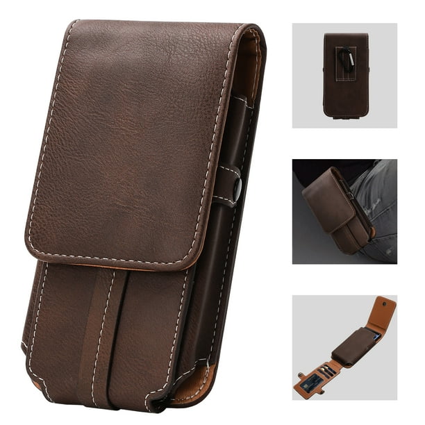 TSV Holster Case fits for iPhone 11 Pro Max/Xs Max, Leather Belt Clip