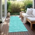thumbnail image 6 of Addison Rugs Chantille Indoor/Outdoor Transitional Arrows Teal Washable Runner Rug, 2'3" x 7'6", 6 of 6