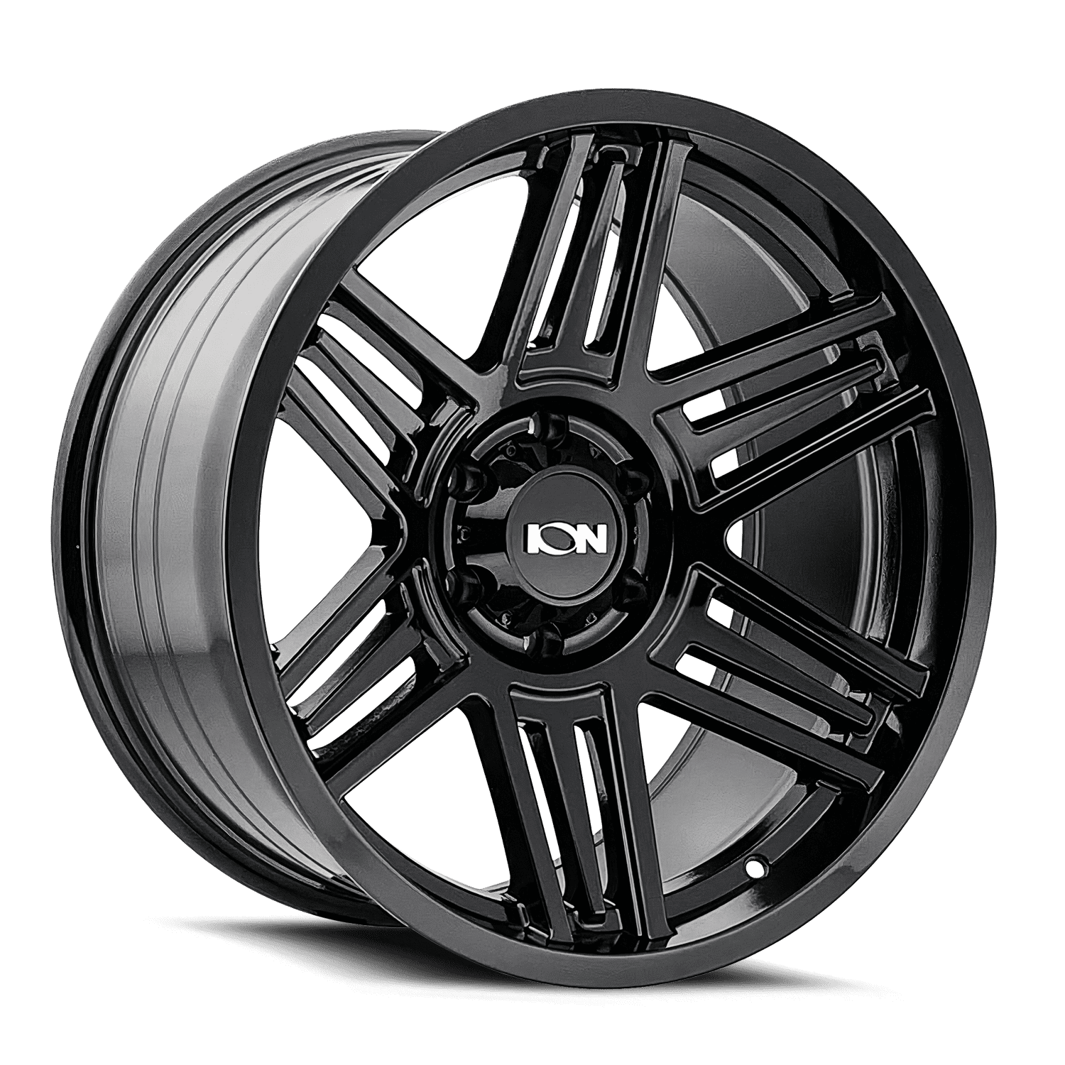 17x9 ION 147 Gloss Black Wheel 8x6.5 (0mm)