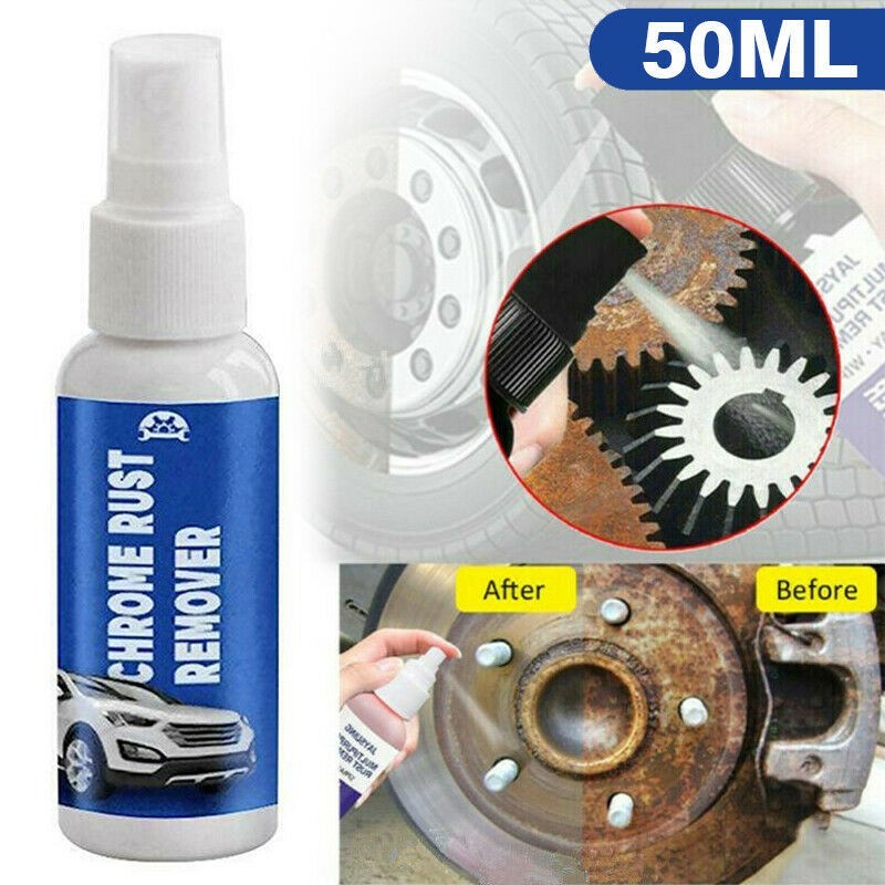 Instant Remover Spray Vehicle Chrome Rust Remover Car Rust Remover