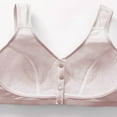 thumbnail image 6 of SMihono Evybliss Bras for Seniors Front Closure Wireless Push Up Bras Everyday Wirefree Comfortable Sleep Bra Pink 36/80, 6 of 6
