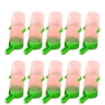 thumbnail image 3 of EeaseMX 10 comederos automáticos de tamaño mediano para loros, portátiles, para pájaros y bebederos (verde), 3 of 7