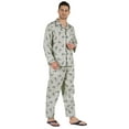thumbnail image 2 of Inkmeso Men's Cotton PJs Printed Sleepwear Lounge Wear Top & Bottom Pajama Set, 2 of 7