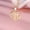 Golden-D, variant on faith faith faith 1pc Elegant 14K Gold Plated Heart Initials Necklace Romantic Heart Flower Necklace A-Z Initials Pendant Necklace Lucky Necklace Promise Necklace Fashion Jewelry for Men And Women fo