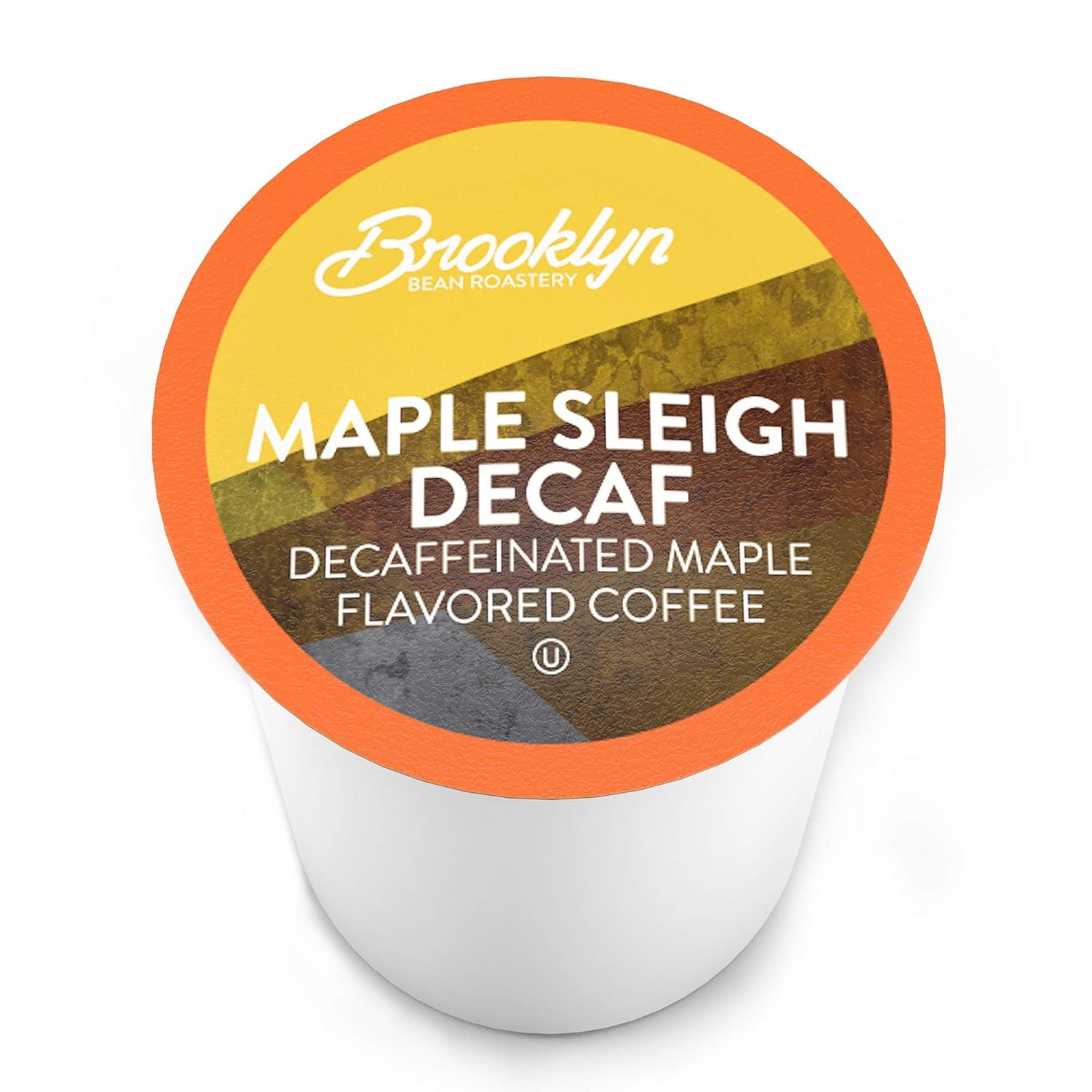 Brooklyn Bean Roastery Maple Sleigh Decaf Coffee Pods for Single-Serve Coffee Brewers, 40-Pack