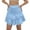 Sky Blue, variant on MIXUE Skirts For Women Summer Solid Color High Waist Ruffled Casual Boho Mini Tennis Skirt Outwear,Blue,S