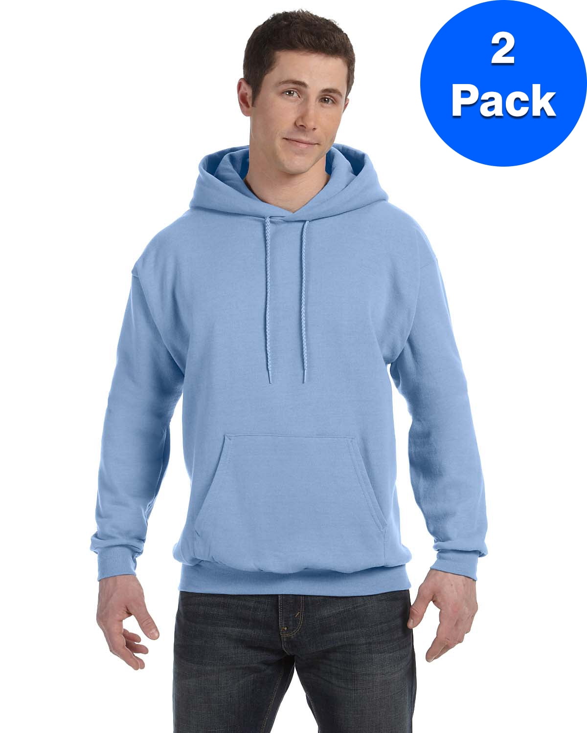 Mens Ecosmart Hooded Sweatshirt P170 (2 PACK)
