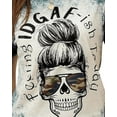 thumbnail image 3 of Summer Floral Print Elegant Women's T-Shirt - Comfortable Stylish Casual Top for Spring Summer, 3 of 4