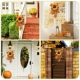 thumbnail image 6 of Oioii Fall Swag Artificial Flowers for Autumn Decoration Artificial Sunflowers Maple Leaf Hanging Floral Swag Wedding Arch Garland Wreath for Front Door Wall Decor Halloween Thanksgiving, 6 of 6