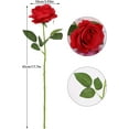 thumbnail image 2 of Artificial Rose Flower Dusty Rose Flowers Silk Flowers pcs with Long Stem Silk Roses Bouquet for Wedding Bridal Shower Party Home Decoration, 2 of 5