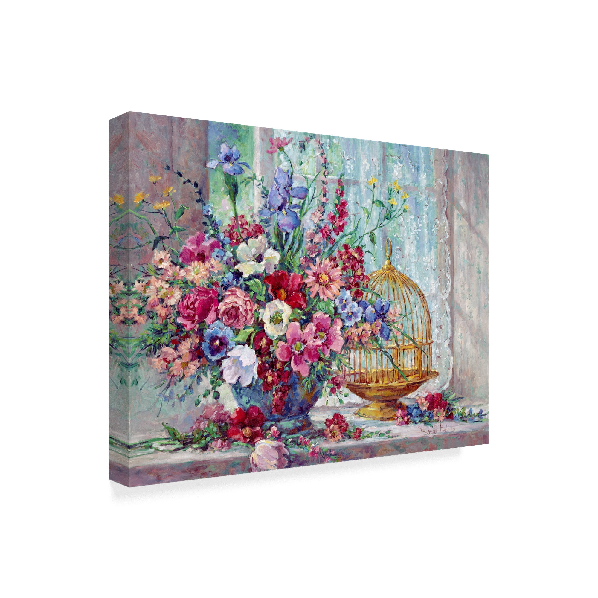 Trademark Fine Art 'Victorian Blossoms' Canvas Art by Barbara Mock