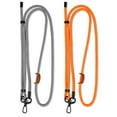 thumbnail image 2 of Phone Lanyard Crossbody, 2 Pack Adjustable Cell Phone Neck Strap 7mm with 2 Pcs Durable Tether Tabs, Tekcoo Anti Theft Universal Phone Lanyard for iPhone Android Smartphones (Gray, Orange), 2 of 12