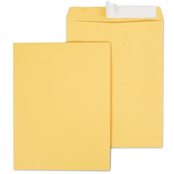 Staples EasyClose Catalog Envelopes 10"L x 13"H Brown 100/BX (381969/19023)