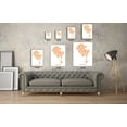 thumbnail image 3 of Awkward Styles City Map Canvas Wall Art Los Angeles Home Decor Prints, 3 of 7