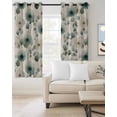 thumbnail image 2 of Watercolor Dandelion Blackout Curtains for Bedroom Living Room Darkening Curtains 63 Inches Long Spring Floral Botanical Vintage Beige Window Curtain 2 Panels Set Window Treatment Drapes 42"x63", 2 of 9