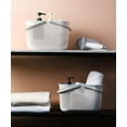 thumbnail image 6 of Linqz Plastic Storage Baskets with Handles, Shower Caddy Organizer for Bathroom & Kitchen, Grey, 6 of 8