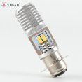 thumbnail image 1 of 1pcs Motorcycle Headlight Bulb P15D LED Scooter Light T19 4LED Beam Light Lamp Bulb Motorcycle Auxiliary Lights Led HeadlightP15D Cold white He Qiyong unisex, 1 of 1
