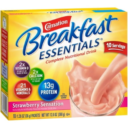 Carnation Breakfast Essentials Strawberry Sensation (Pack of 3)